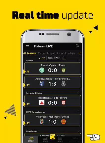 Live Score: football scores Screenshot 2