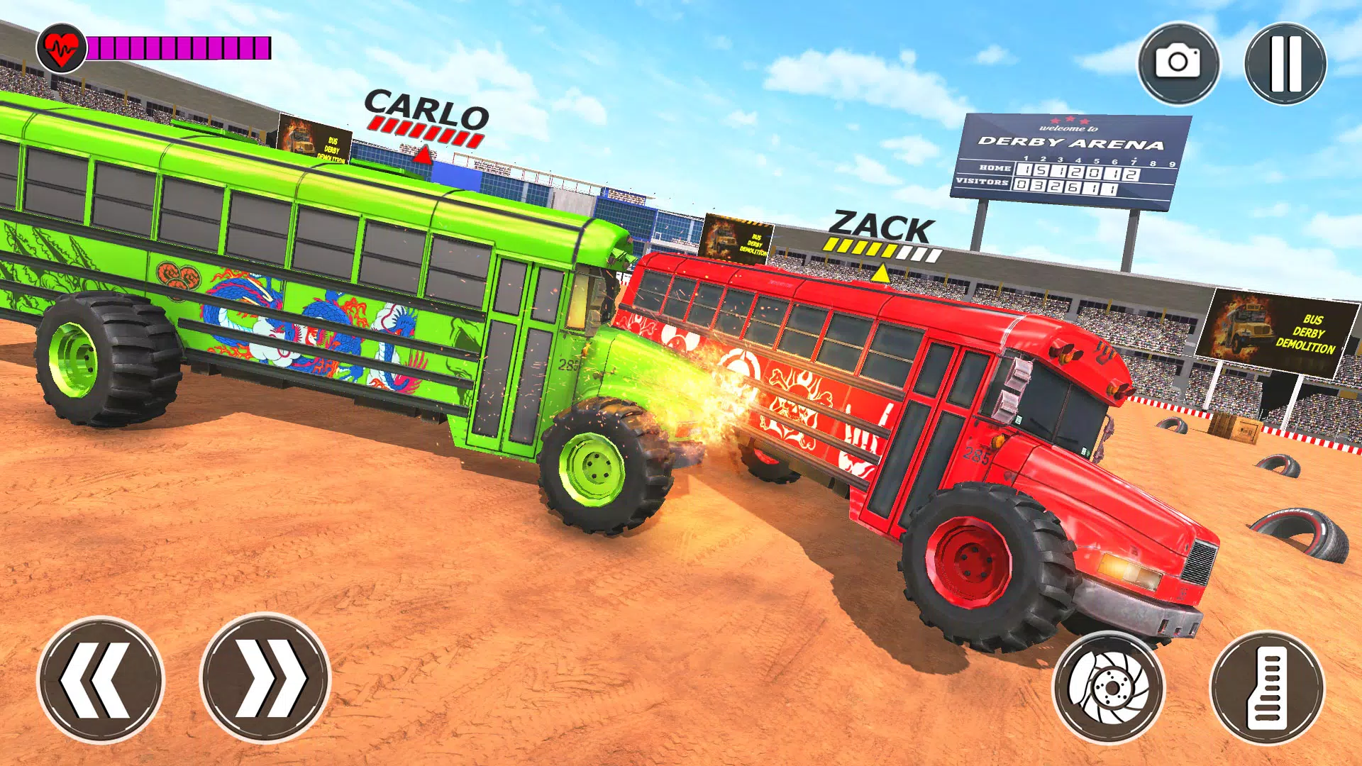 Monster Bus Derby Destruction應用截圖第3張