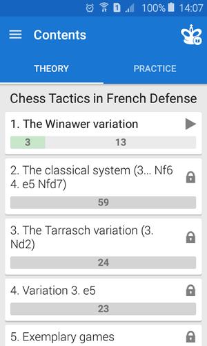 Chess Tactics: French Defense Capture d'écran 2