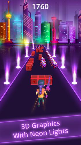 Blade Slash Runner on Beats 3D 스크린샷 4