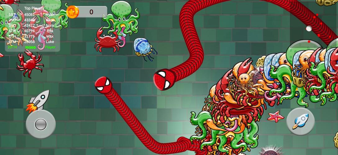 Snake Zone.io Slither Worm スクリーンショット 1