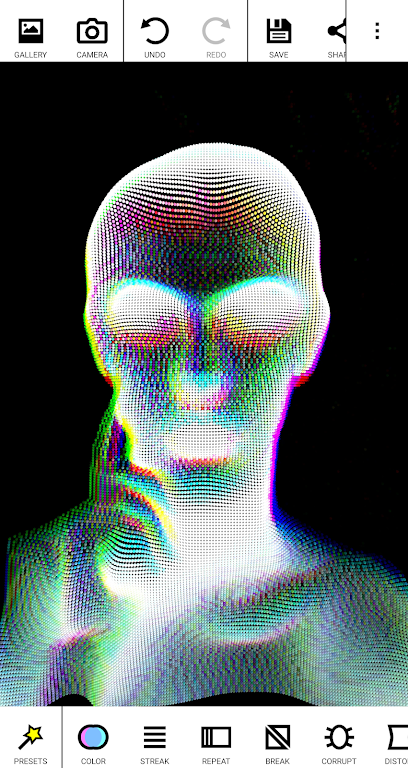 Schermata Glitch Lab Mod 3