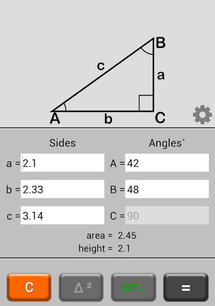 Triangle Calculator应用截图第3张