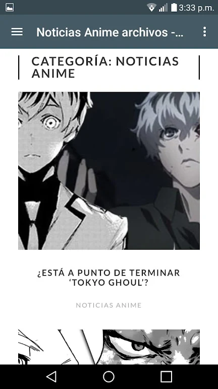 Noticias Anime Screenshot 3