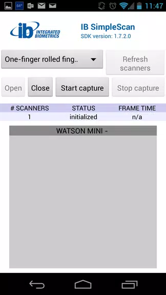 IBSimpleScan スクリーンショット 2