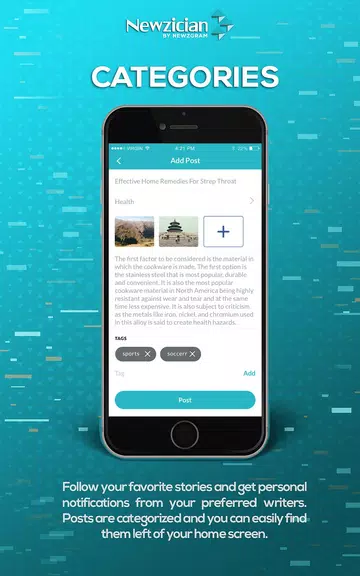 Newzician - Social news app应用截图第3张