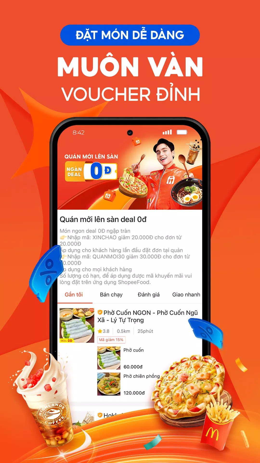 ShopeeFood - Ứng dụng giao món 스크린샷 4