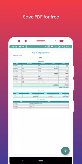 Day-to-day Expenses应用截图第2张