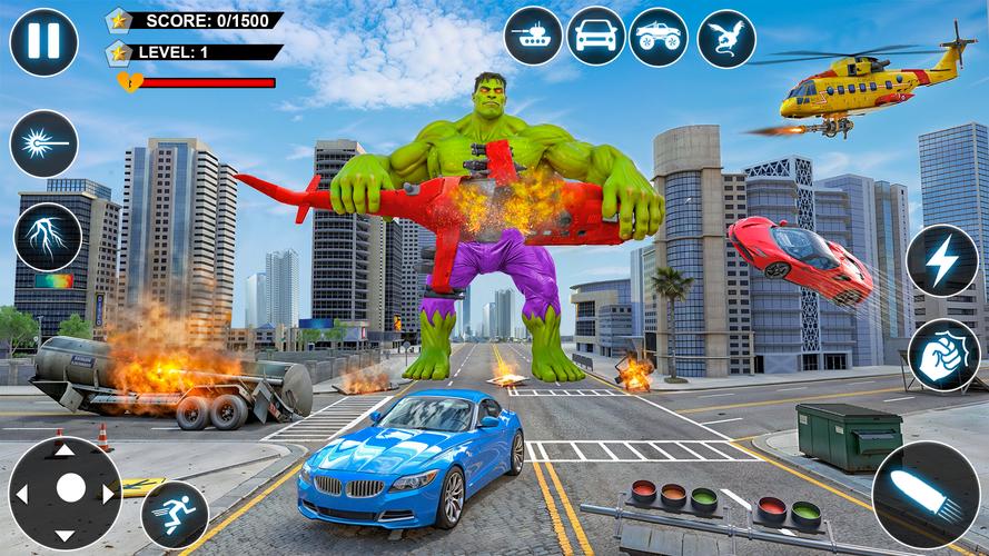 Incredible Monster Hero Games Captura de pantalla 4