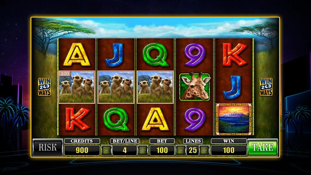 Schermata SLOT African Simba 2