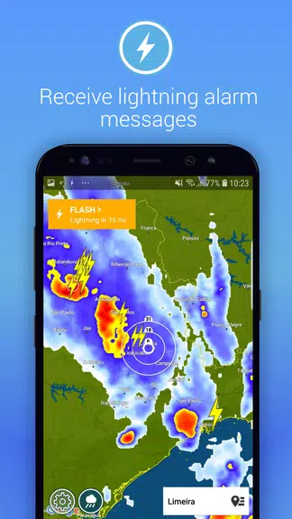Schermata Lightning Alarm Weatherplaza 2
