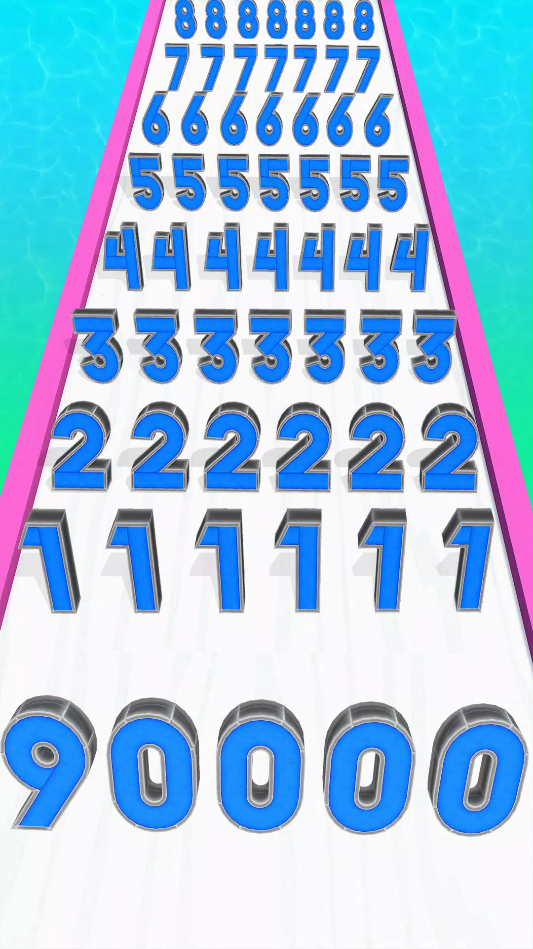 Number Master Run 3D Games スクリーンショット 2