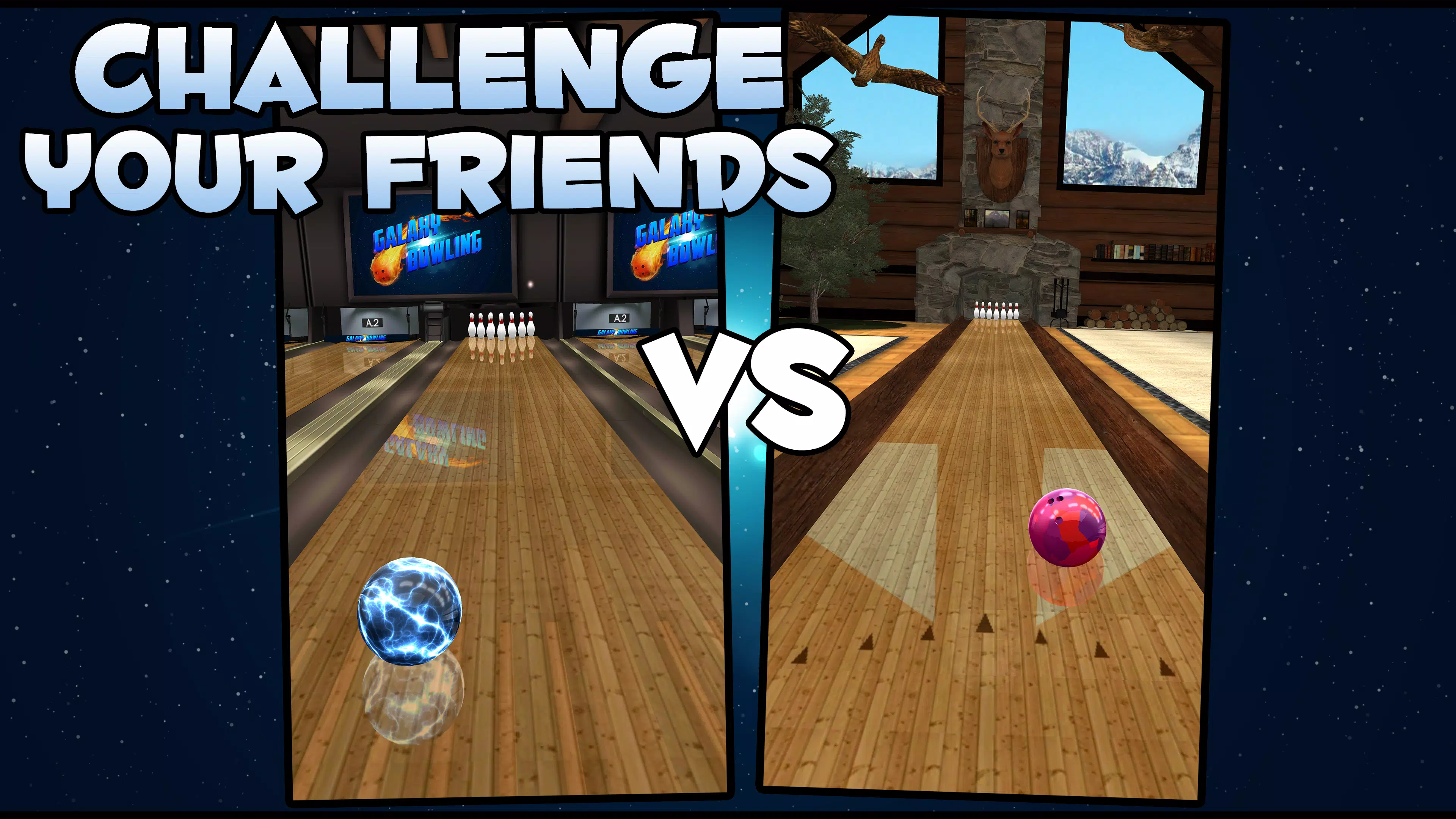 Galaxy Bowling 3D ဖန်သားပြင်ဓာတ်ပုံ 2
