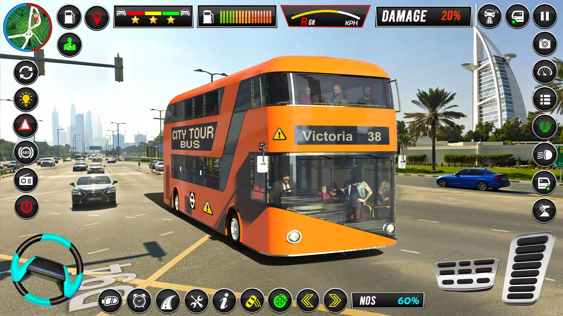 Real Bus Simulator Coach Bus ဖန်သားပြင်ဓာတ်ပုံ 1