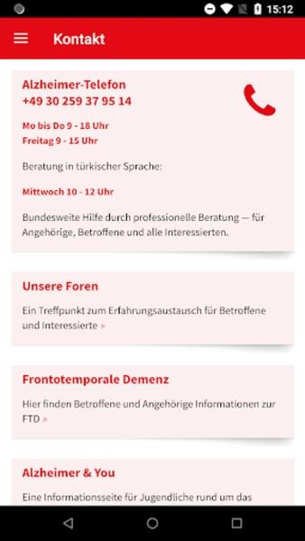 Alzheimer & YOU - den Alltag aktiv gestalten應用截圖第1張