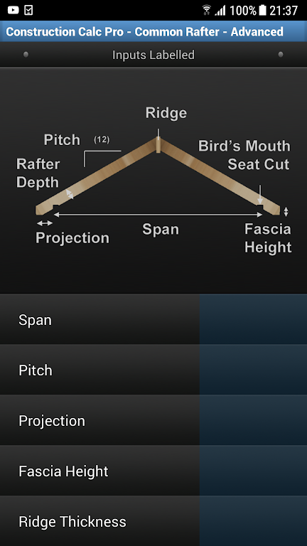 Construction Calc Pro Mod Capture d'écran 4