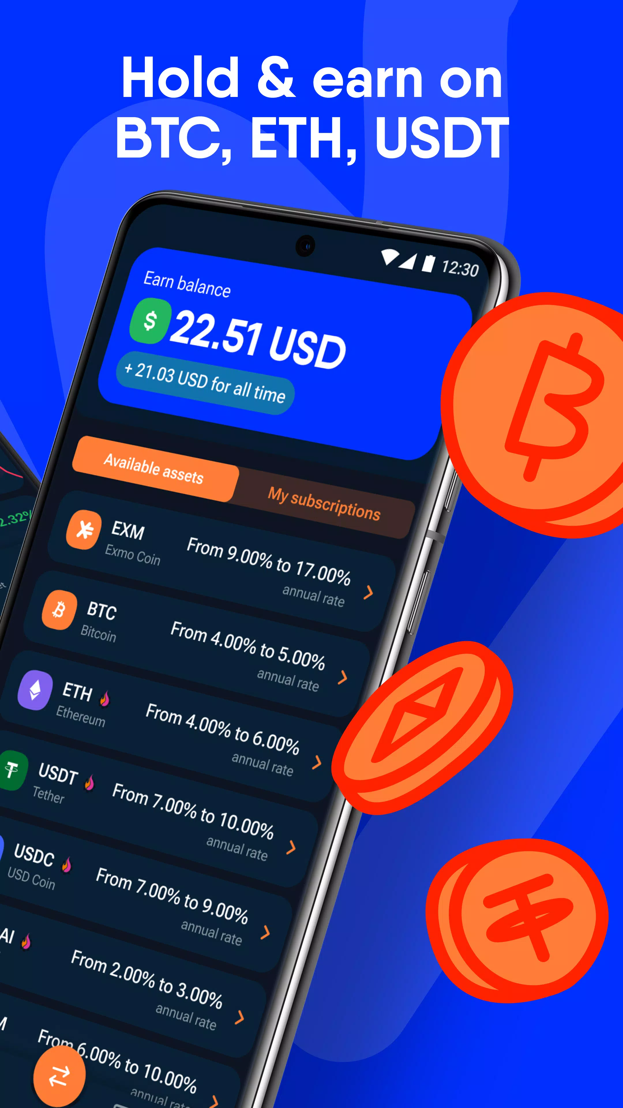 EXMO.com: Trade & Hold Crypto应用截图第2张