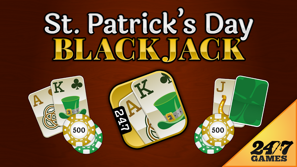 St. Patrick's Day Blackjack Скриншот 1