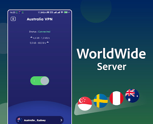 Australia VPN - Fast Proxy VPN Capture d'écran 3