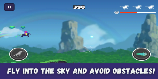 Unicorn Dash : Horse Attack Скриншот 3