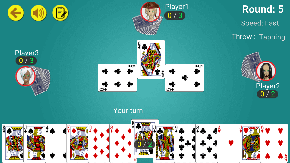Call break : Offline Card Game Screenshot 1
