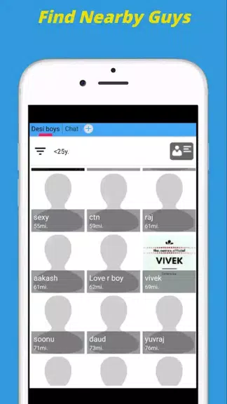 Gay Chat App & Gay Dating App Capture d'écran 2