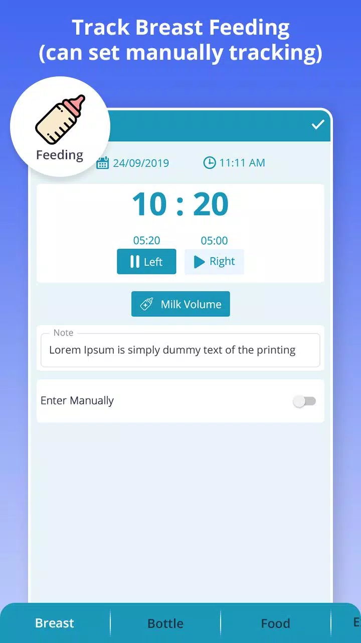 Baby Care - Newborn Feeding, D應用截圖第4張