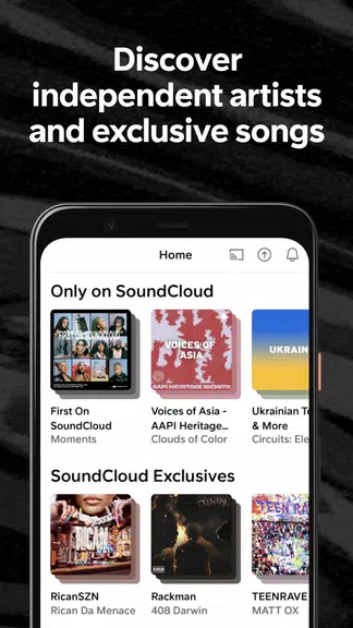 SoundCloud—音樂與音訊應用截圖第1張