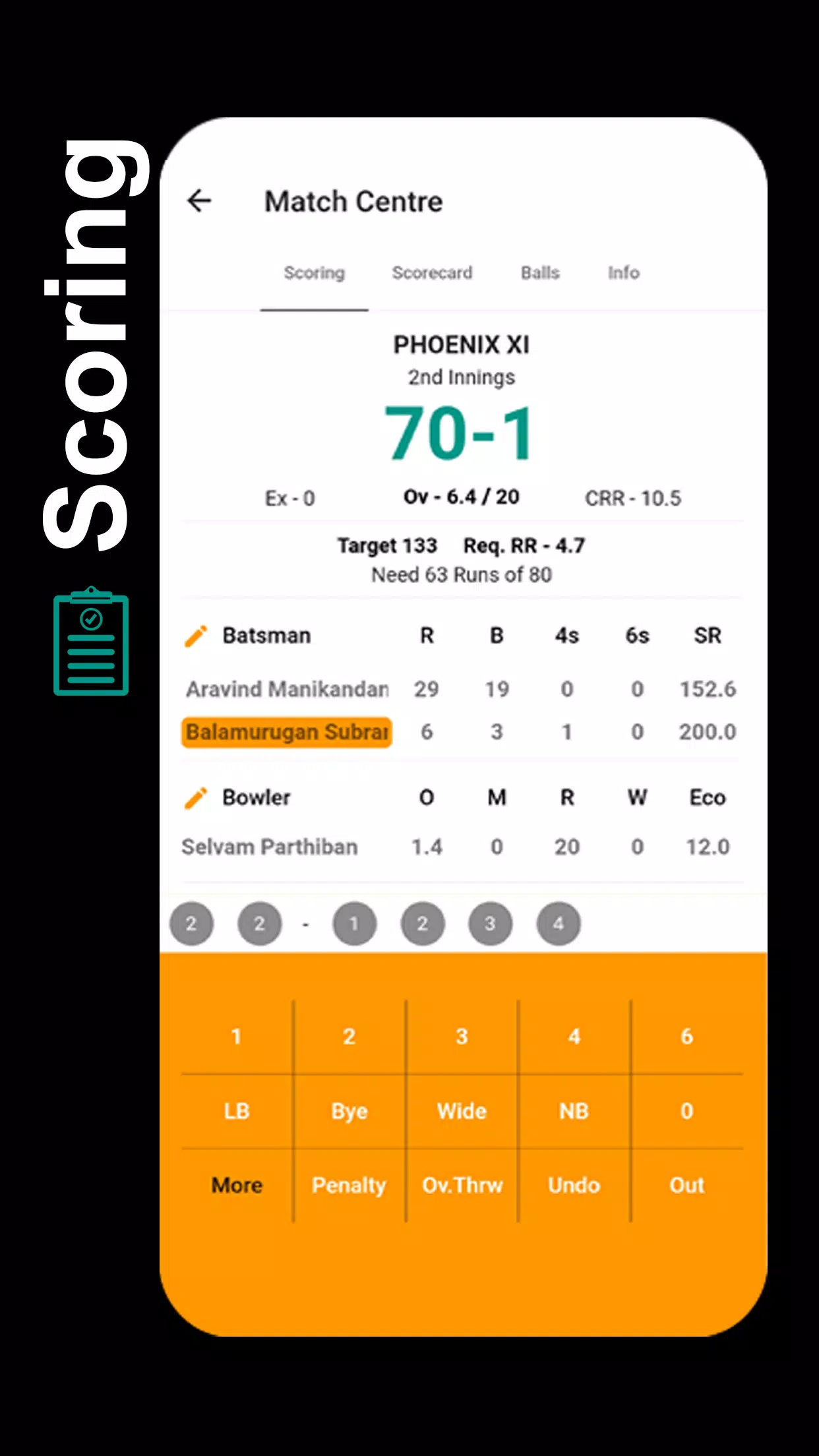 STUMPS - The Cricket Scorer應用截圖第1張