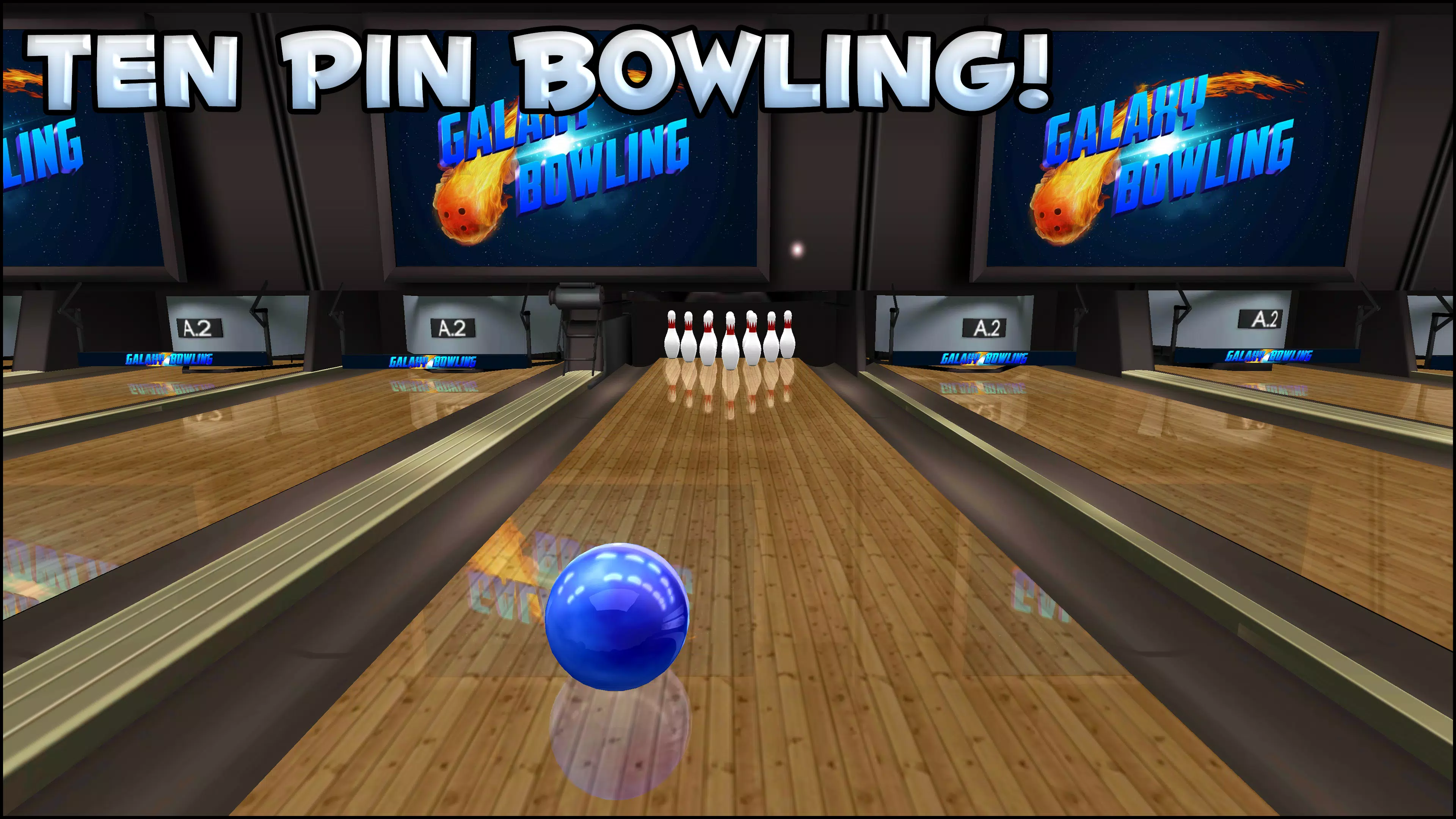 Galaxy Bowling 3D ဖန်သားပြင်ဓာတ်ပုံ 3
