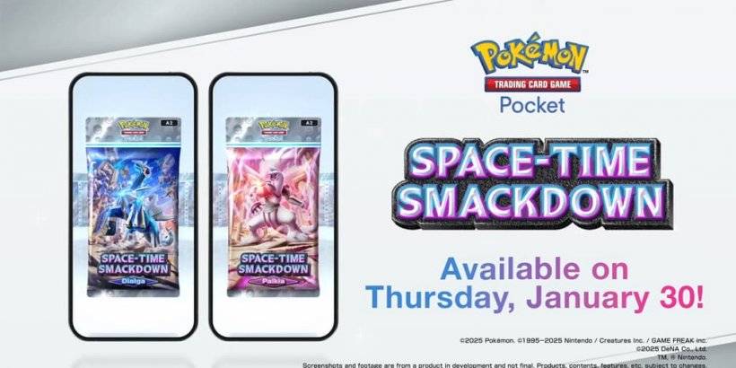Pokémon TCG Pockt Premieres Ticaret Bonanza, Space-Time SmackDown