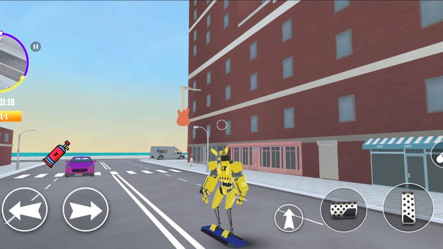 IRON NINJA Robot Adventures Captura de tela 3