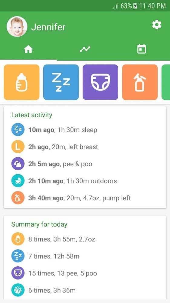 Baby Tracker Mod Tangkapan skrin 1