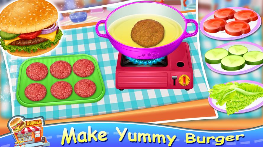 Pizza Burger - Cooking Games 스크린샷 2