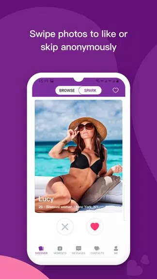 Les: Lesbian Dating & Chat App Скриншот 2