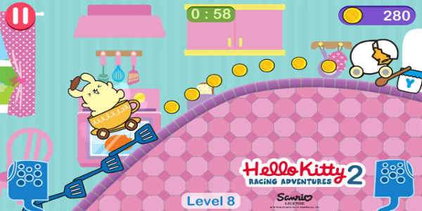 Hello Kitty games - car game应用截图第1张