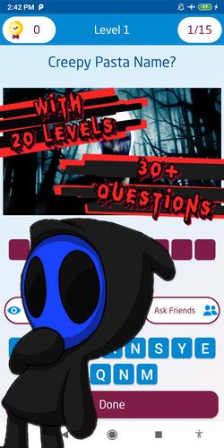 creepypasta quiz স্ক্রিনশট 3
