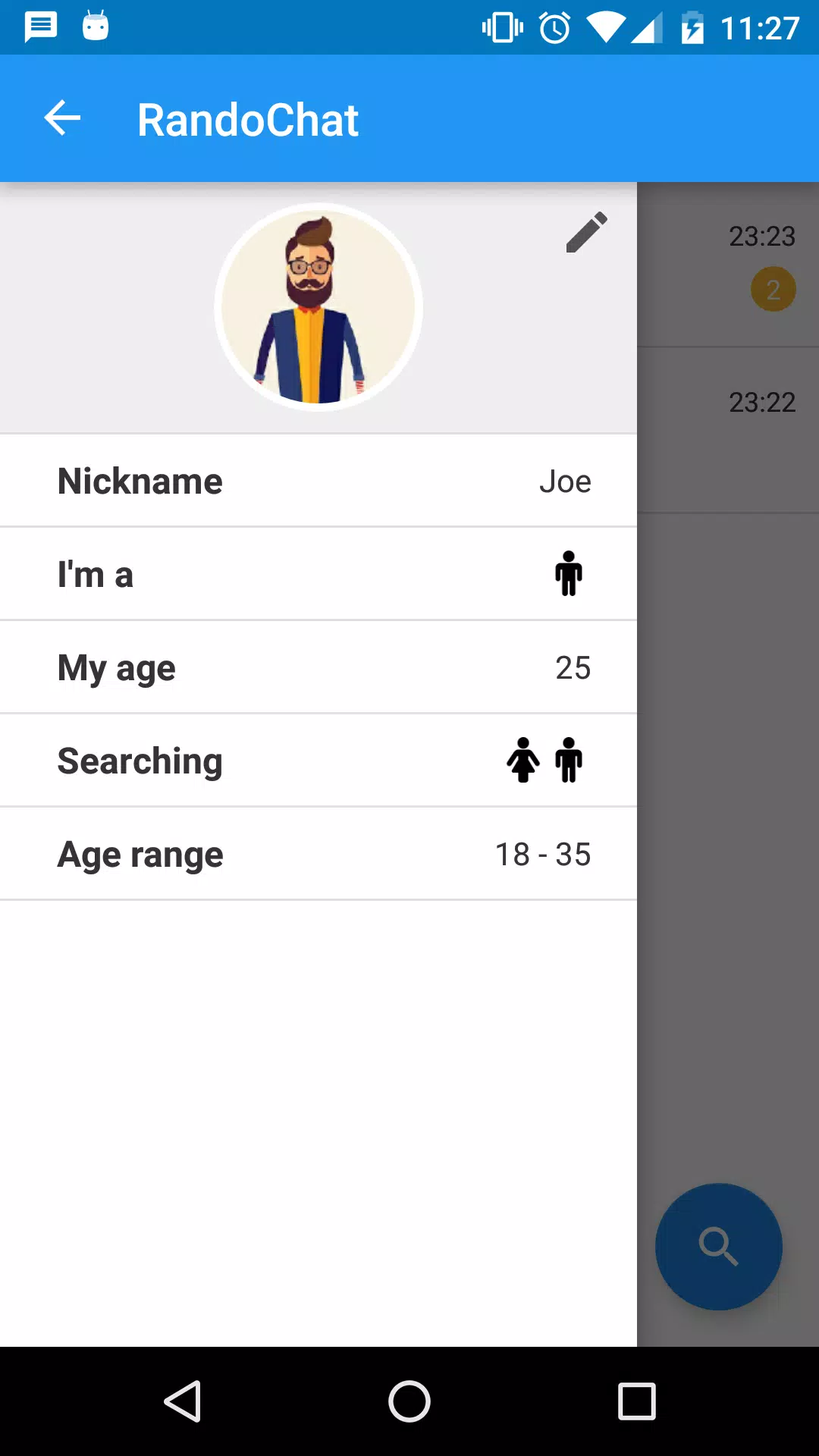 RandoChat - Chat roulette Screenshot 1