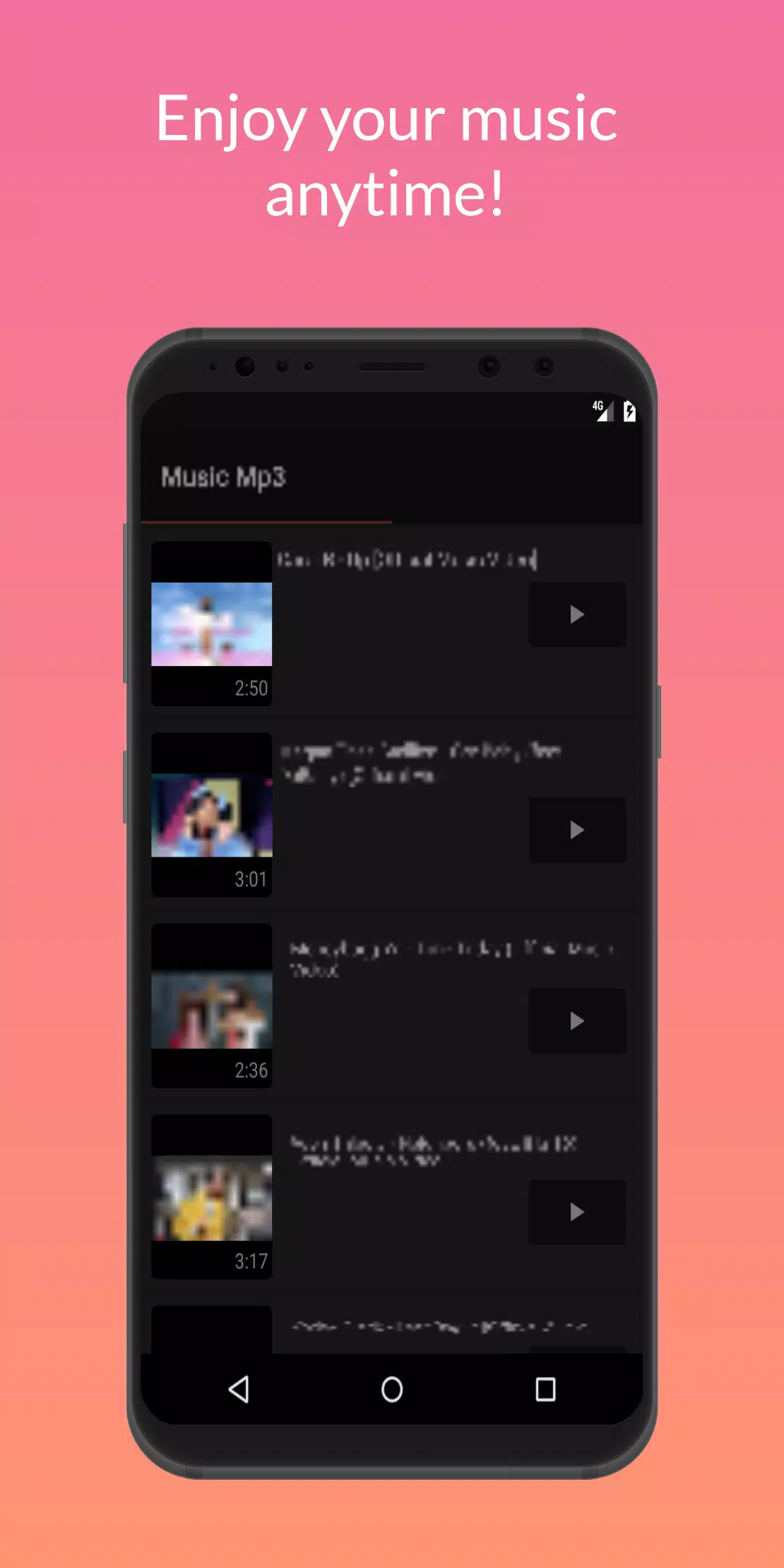 RYT - Music Player ဖန်သားပြင်ဓာတ်ပုံ 1