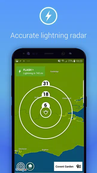 Schermata Lightning Alarm Weatherplaza 1