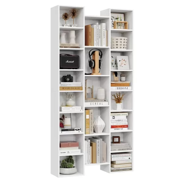 Versatile 8-Tier Cube Bookcase