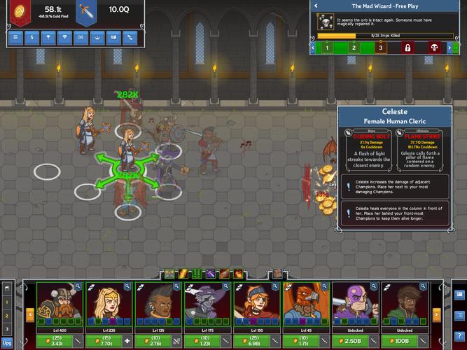 Idle Champions Captura de tela 1