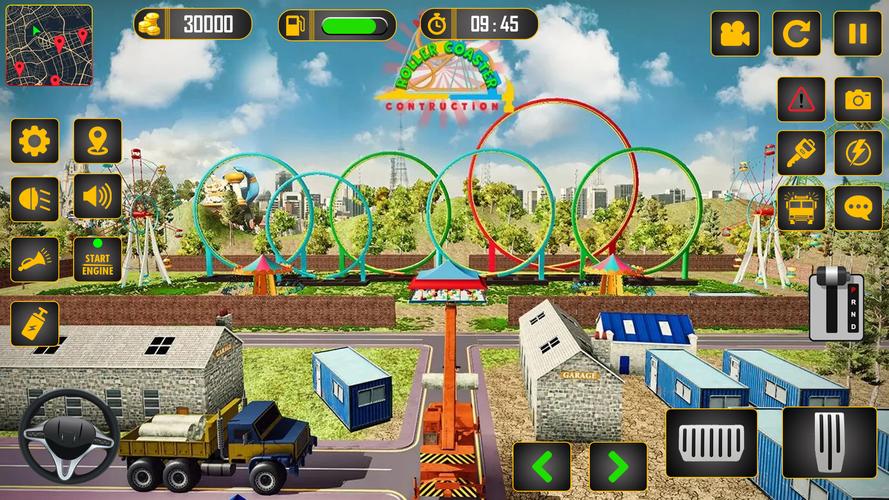 Roller Coaster Builder Game Capture d'écran 2