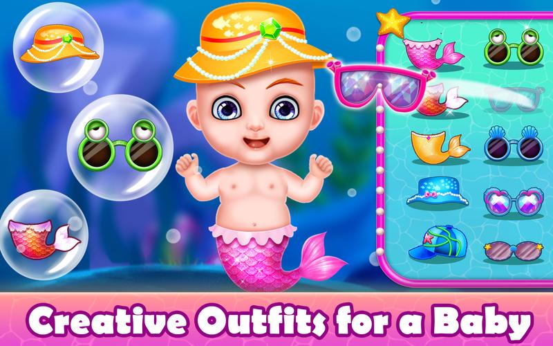Mermaid Game: Newborn,Pregnant スクリーンショット 4