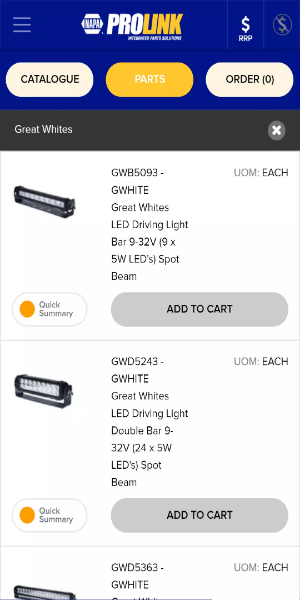 NAPA PROLink Mobile Скриншот 2