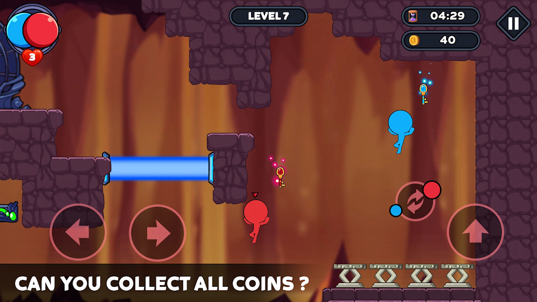 Stick World: Red Blue Journey Mod スクリーンショット 1