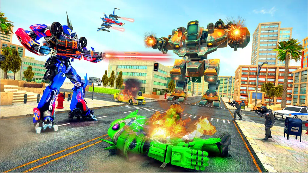 Truck Robot Transform Game Capture d'écran 2