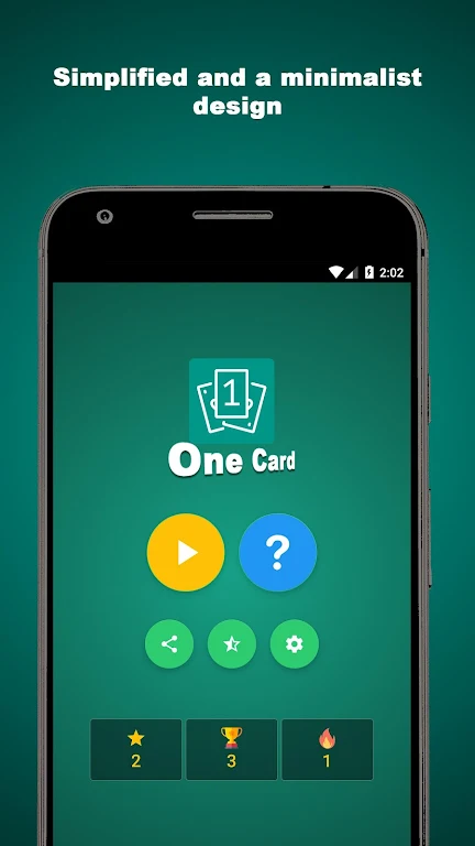 One Card - Game スクリーンショット 1