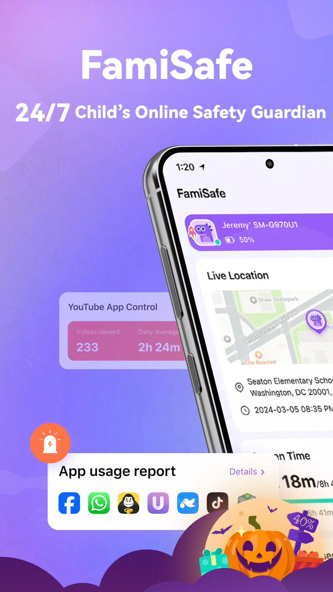 Parental Control App- FamiSafe应用截图第1张