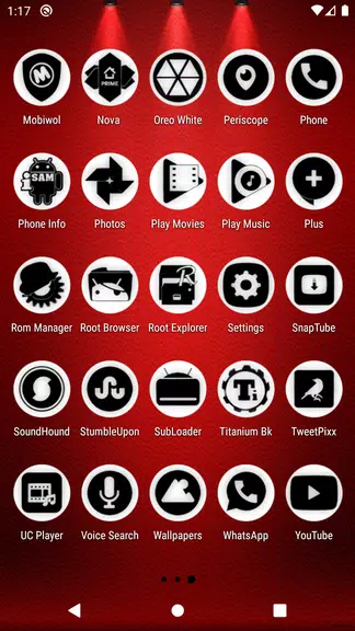 Oreo White Icon Pack P2 Ảnh chụp màn hình 4